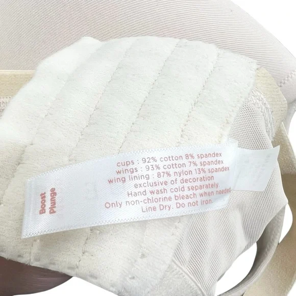 Cacique Bra Boost Plunge Underwire Lane Bryant Smooth 2 Pk 46DDD - Picture 6 of 9